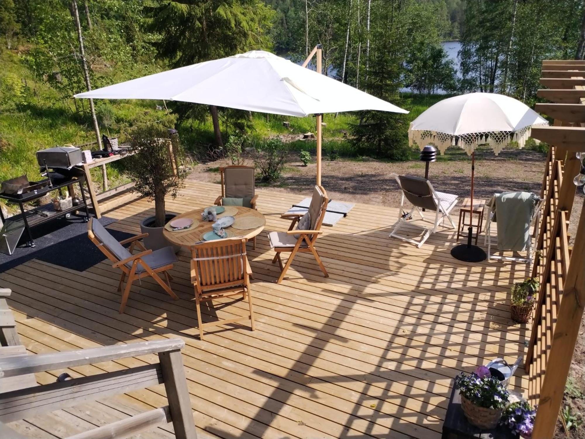 Sauna Cabin In The Heart Of Nuuksio National Park - Moekki Nuuksiossa Espoo Exterior photo
