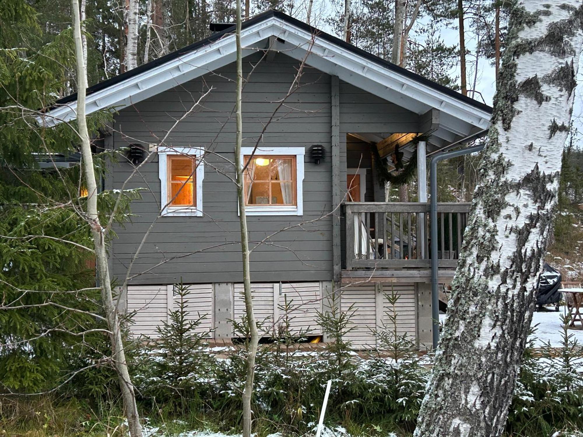 Sauna Cabin In The Heart Of Nuuksio National Park - Moekki Nuuksiossa Espoo Exterior photo